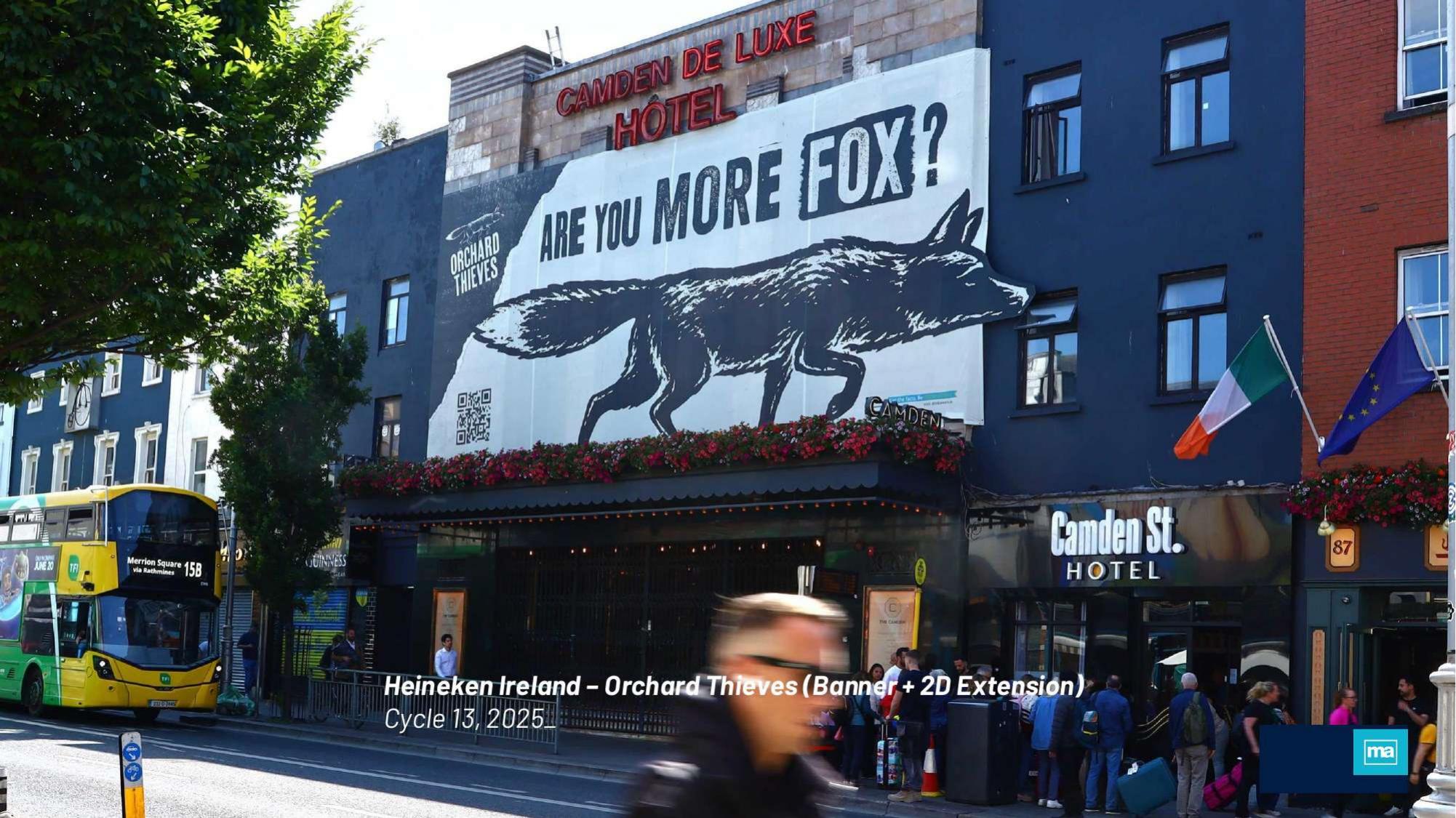 Heineken Ireland: Banner and 2D extension