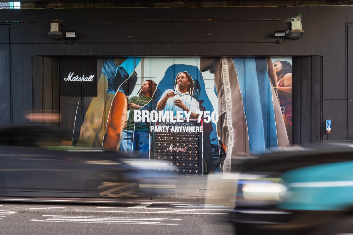 Marshall out-of-home advertising at Shoreditch, east London